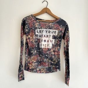 Floral XS Graphic Delia’s Shirt.